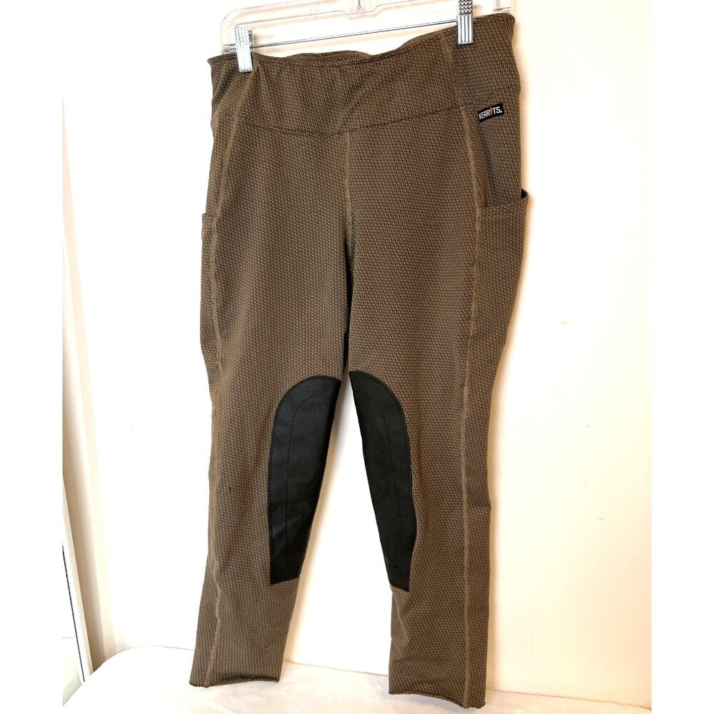 Kerrits Breeches Knee Patch Riding Pants Womens Large Equestrian Horse SEE DESCR